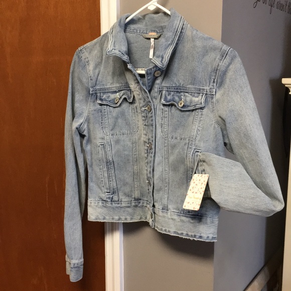 Free People Jackets & Blazers - New free people denim jacket